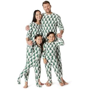 Amazon Essentials Women's Matching Holiday Family Pyjama Sets, Winter Trees, XXL Amazon Essentials Women's Matching Holiday Family Pyjama Sets, Winter Trees, XXL