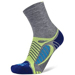 Balega Unisex's Ultralight Lightweight Performance Crew Athletic Running Socks (1 Pair) Men and Women, Grey Heather/Royal Blue, S Balega Unisex's Ultralight Lightweight Performance Crew Athletic Running Socks (1 Pair) Men and Women, Grey Heather/Royal Blue, S