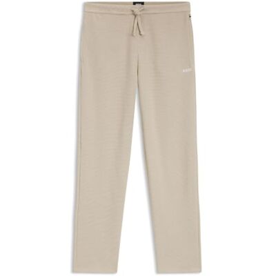 Boss Embroidered-logo Pyjama Bottoms In A Cotton Blend Boss Embroidered-logo Pyjama Bottoms In A Cotton Blend