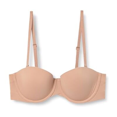 Calvin Klein Women’s Lightly Lined Strapless Bra with Stretch, Beige (Cedar), 32B Calvin Klein Women’s Lightly Lined Strapless Bra with Stretch, Beige (Cedar), 32B
