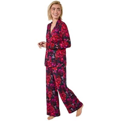 Joe Browns Women's Boutique Winter Floral PJ Bottoms, Regular, Black, UK 16 Joe Browns Women's Boutique Winter Floral PJ Bottoms, Regular, Black, UK 16