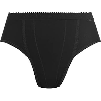 Sloggi Women's Tai 2 Pack Control Knickers, Black, 14 UK Sloggi Women's Tai 2 Pack Control Knickers, Black, 14 UK