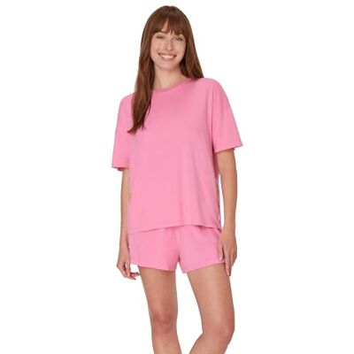 Hanes Women's Pajamas Set, Comfywear Pajamas for Women Set, Originals Supertsoft Loungewear, T-shirt & Sleep Shorts Pajama Set (pack of 2) Hanes Women's Pajamas Set, Comfywear Pajamas for Women Set, Originals Supertsoft Loungewear, T-shirt & Sleep Shorts Pajama Set (pack of 2)