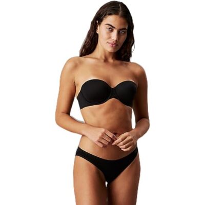 Calvin Klein Women’s Lightly Lined Strapless Bra with Stretch, Black (Black), 40B Calvin Klein Women’s Lightly Lined Strapless Bra with Stretch, Black (Black), 40B