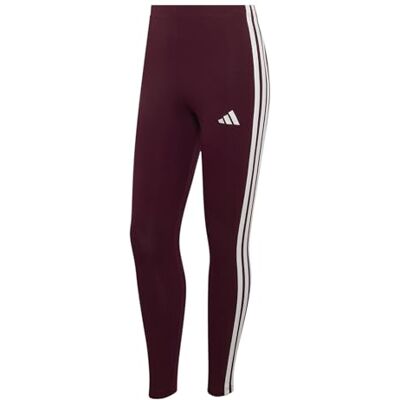 adidas Women's Essentials 3-Stripes Cotton Leggings Tights adidas Women's Essentials 3-Stripes Cotton Leggings Tights