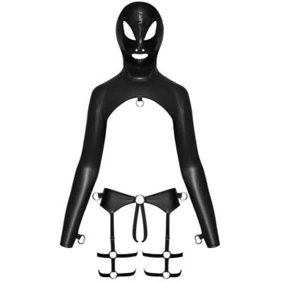 Bad Kitty Women's Bondage Set Black M Bad Kitty Women's Bondage Set Black M