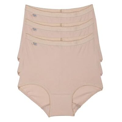 Sloggi Women's Basic+ Maxi 3p Comfort Knickers, Skin, 16 UK Sloggi Women's Basic+ Maxi 3p Comfort Knickers, Skin, 16 UK