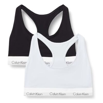 Calvin Klein Women's Bralette 2pk Lv00qf8494 Bralette (Pack of 2) Calvin Klein Women's Bralette 2pk Lv00qf8494 Bralette (Pack of 2)