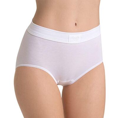 Sloggi Women's Double Comfort Maxi Control Knickers, White, 10 UK Sloggi Women's Double Comfort Maxi Control Knickers, White, 10 UK