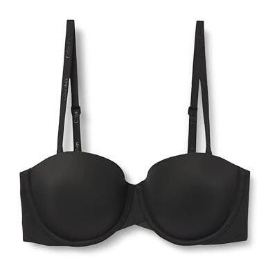Calvin Klein Women’s Lightly Lined Strapless Bra with Stretch, Black (Black), 30D Calvin Klein Women’s Lightly Lined Strapless Bra with Stretch, Black (Black), 30D
