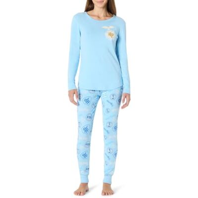 Amazon Essentials Women's Snug-Fit Cotton Sleepwear Pyjama Set Amazon Essentials Women's Snug-Fit Cotton Sleepwear Pyjama Set