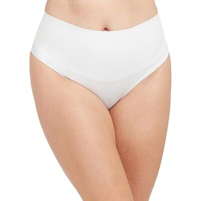 Spanx Women's Cotton Control Thong Thong Panties Spanx Women's Cotton Control Thong Thong Panties