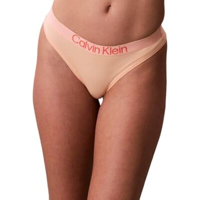 Calvin Klein Women THONG ORANGE (Peach Bliss) XL Calvin Klein Women THONG ORANGE (Peach Bliss) XL