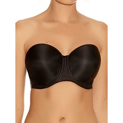 Fantasie Smoothing Moulded Strapless Bra Black Black 30FF Fantasie Smoothing Moulded Strapless Bra Black Black 30FF
