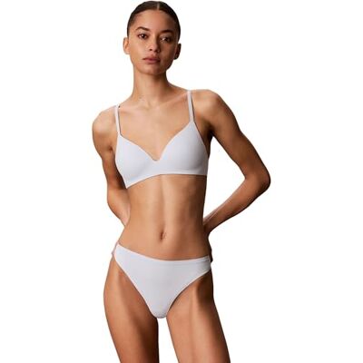 Calvin Klein Women's T-Shirt Bra Wireless Adjustable Straps, Blue (Plein Air), 36B Calvin Klein Women's T-Shirt Bra Wireless Adjustable Straps, Blue (Plein Air), 36B