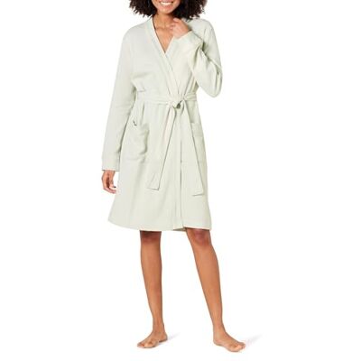 Amazon Essentials Women's Lightweight Waffle Mid-Length Dressing Gown (Available in Plus Size) Amazon Essentials Women's Lightweight Waffle Mid-Length Dressing Gown (Available in Plus Size)