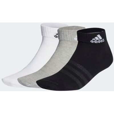 adidas Unisex Thin and Light Ankle Socks 3 Pairs adidas Unisex Thin and Light Ankle Socks 3 Pairs