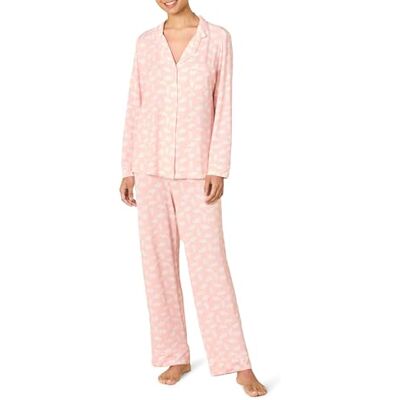 Amazon Essentials x Sofia Grainge Women's Stretch Modal Long-Sleeve and Full-Length Bottom Pyjama Set Amazon Essentials x Sofia Grainge Women's Stretch Modal Long-Sleeve and Full-Length Bottom Pyjama Set