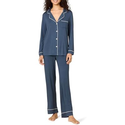 Amazon Essentials x Sofia Grainge Women's Stretch Modal Long-Sleeve and Full-Length Bottom Pyjama Set Amazon Essentials x Sofia Grainge Women's Stretch Modal Long-Sleeve and Full-Length Bottom Pyjama Set