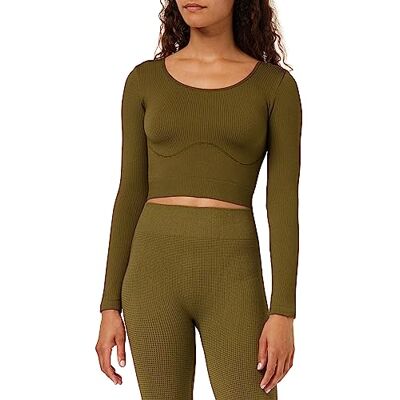 Sloggi Women's Ever Infused CBD Crop top LS Bustier Sloggi Women's Ever Infused CBD Crop top LS Bustier