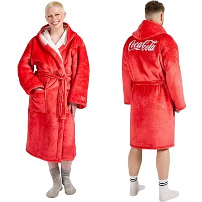 The Gift Scholars Unisex Coca-Cola Sherpa Dressing Gown Adult 3xl Dressing Gown (pack of 1) The Gift Scholars Unisex Coca-Cola Sherpa Dressing Gown Adult 3xl Dressing Gown (pack of 1)