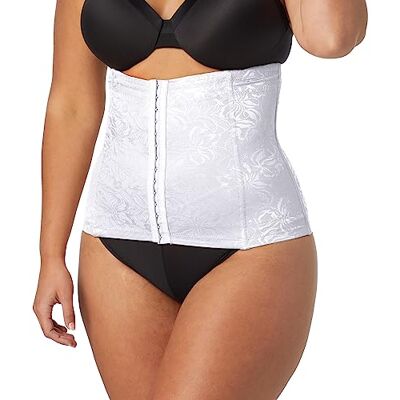 Maidenform Women's Take Inches Off Waist Nipper Control Knickers, White), 10 (Size: S) Maidenform Women's Take Inches Off Waist Nipper Control Knickers, White), 10 (Size: S)