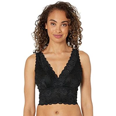 Cosabella Women's Say Never Curvy Plungie Longline Bralette Plunge Bra, Opaque Cosabella Women's Say Never Curvy Plungie Longline Bralette Plunge Bra, Opaque