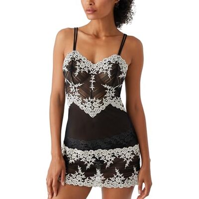 Wacoal Women's Embrace Lace Chemise 814191,Black,Small Wacoal Women's Embrace Lace Chemise 814191,Black,Small