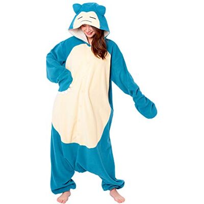 SAZAC Pokemon Snorlax Kigurumi Onesie Adult Halloween Costume, Cosplay, Loungewear Ultra Soft & Cozy, Easy Care, Unisex SAZAC Pokemon Snorlax Kigurumi Onesie Adult Halloween Costume, Cosplay, Loungewear Ultra Soft & Cozy, Easy Care, Unisex