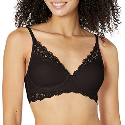 Maidenform Women's Lace Bralette, Padded Longline Bralettes, Convertible Wireless Bras for Women (Plus Bra (Pack of 1) Maidenform Women's Lace Bralette, Padded Longline Bralettes, Convertible Wireless Bras for Women (Plus Bra (Pack of 1)