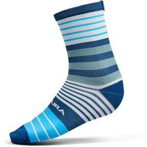 Endura Men's Block Socks (Twin Pack) for Cycling Lightweight Moisture Wicking Socks, Blue, S-M Endura Men's Block Socks (Twin Pack) for Cycling Lightweight Moisture Wicking Socks, Blue, S-M