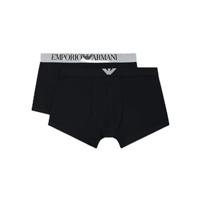 Emporio Armani Men's Endurance 2-Pack Trunk Black L Emporio Armani Men's Endurance 2-Pack Trunk Black L