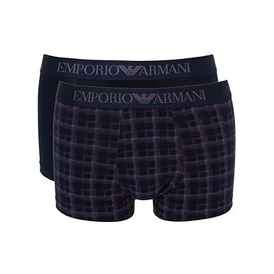 Emporio Armani MAN CLASSIC PATTERN MIX 2-PACK TRUNK Blue M Emporio Armani MAN CLASSIC PATTERN MIX 2-PACK TRUNK Blue M