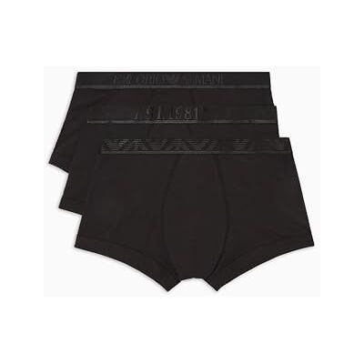 Emporio Armani Man's Core Logoband 3-Pack Trunk, Black, XXL Emporio Armani Man's Core Logoband 3-Pack Trunk, Black, XXL