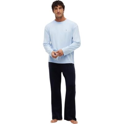 Tommy Hilfiger Men's Ls Jersey Pj Set Print Um0um03602 Other Lounge & Sleepwear (pack of 1) Tommy Hilfiger Men's Ls Jersey Pj Set Print Um0um03602 Other Lounge & Sleepwear (pack of 1)