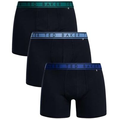 Ted Baker 3-Pack Cotton Boxer Brief Size S Navy Bayou/Navy Bachelors Blue/Navy Mazarnie Blue Ted Baker 3-Pack Cotton Boxer Brief Size S Navy Bayou/Navy Bachelors Blue/Navy Mazarnie Blue
