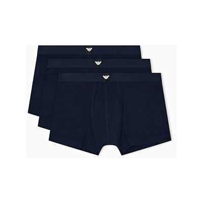 Emporio Armani Man's Essential LOGOLABEL 3-Pack Trunk Blue XL Emporio Armani Man's Essential LOGOLABEL 3-Pack Trunk Blue XL