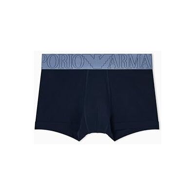 Emporio Armani Man's MEGALOGO Trunk Blue L Emporio Armani Man's MEGALOGO Trunk Blue L