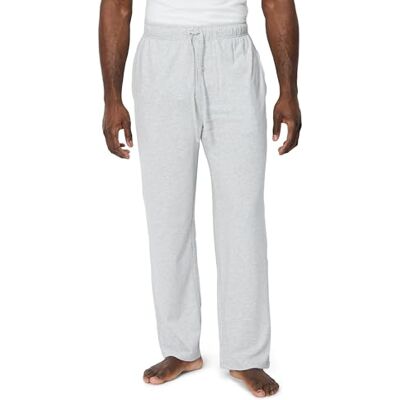 Amazon Essentials Men's Cotton-Modal Pyjama Bottoms, Sleep Trousers, Light Grey Heather, M Amazon Essentials Men's Cotton-Modal Pyjama Bottoms, Sleep Trousers, Light Grey Heather, M