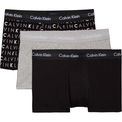 Calvin Klein Men’s 3 Pack Low Rise Trunks Underwear Calvin Klein Men’s 3 Pack Low Rise Trunks Underwear