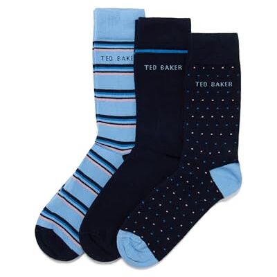 Ted Baker london mixedb-three pack of ankle socks, assorted Ted Baker london mixedb-three pack of ankle socks, assorted