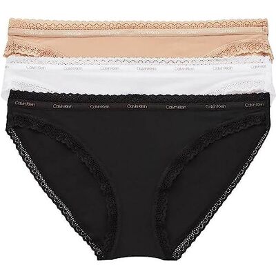 Calvin Klein Women'sBikini PantiesBikini 3Pk Calvin Klein Women'sBikini PantiesBikini 3Pk