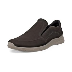 ECCO Men's Sneaker Irving Slipon, Steel, 9.5 ECCO Men's Sneaker Irving Slipon, Steel, 9.5