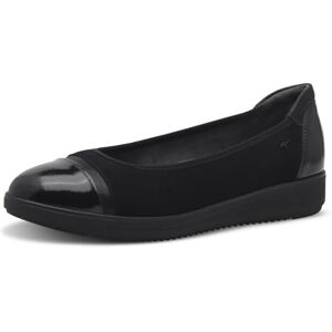 Tamaris Comfort Women’s Ballerinas Round Toe Comfortable, Black, 5 UK Tamaris Comfort Women’s Ballerinas Round Toe Comfortable, Black, 5 UK