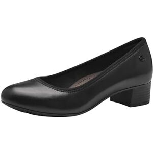 Tamaris Comfort Women’s Leather Pumps Low Heel, Black, 4 UK Tamaris Comfort Women’s Leather Pumps Low Heel, Black, 4 UK