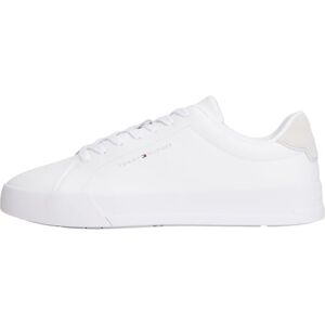Tommy Hilfiger Men's TH Court CORE FM0FM05904YBS008 Low Top, White, 47 Tommy Hilfiger Men's TH Court CORE FM0FM05904YBS008 Low Top, White, 47