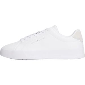 Tommy Hilfiger Men's TH Court CORE FM0FM05904YBS004 Low Top, White, 43 Tommy Hilfiger Men's TH Court CORE FM0FM05904YBS004 Low Top, White, 43