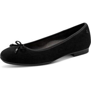 Tamaris Comfort Women's Ballet Flats, Black Suede, 38 EU Tamaris Comfort Women's Ballet Flats, Black Suede, 38 EU