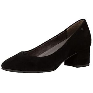 Tamaris Comfort Women’s Pumps Suede Low Heel Comfort Fit , Black, 4 UK Tamaris Comfort Women’s Pumps Suede Low Heel Comfort Fit , Black, 4 UK