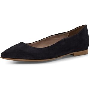 Tamaris Ballerina Women's Block Heel, Blue, 5 UK Tamaris Ballerina Women's Block Heel, Blue, 5 UK